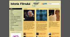 Desktop Screenshot of istoriafilmului.ro