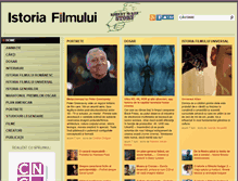 Tablet Screenshot of istoriafilmului.ro